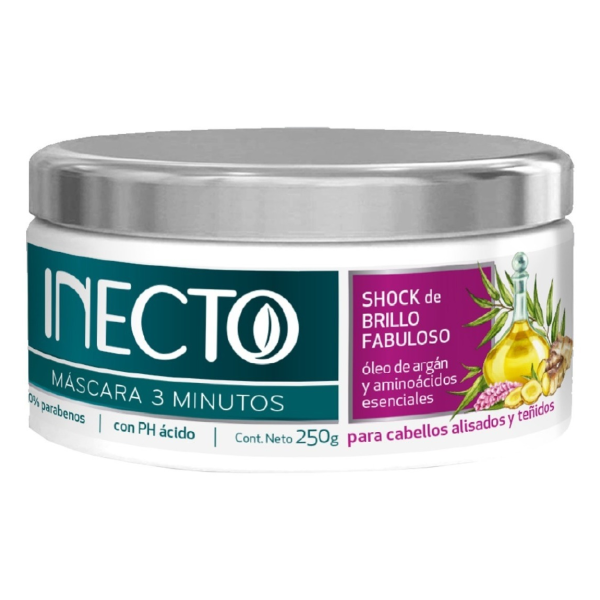 INECTO MASCARA 250G SHOCK DE BRILLO FABULOSO