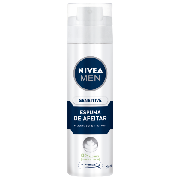 NIVEA ESPUMA AFEITAR 200ML SENSITIVE