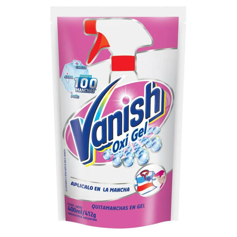 VANISH QUITAMANCHAS 400ML LIQUIDO OXY-GEL