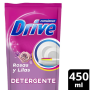 DRIVE LAVAVAJILLA 450ML ROSAS Y LILAS