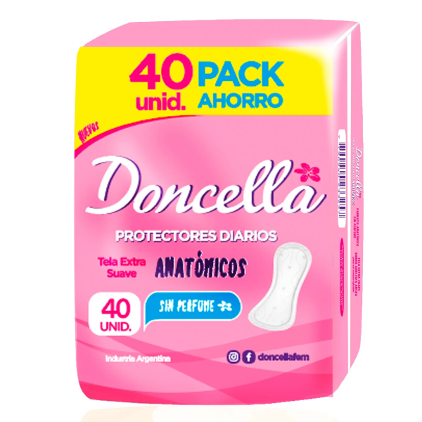 DONCELLA PROTECTOR DIARIO 40U SIN PERFUME