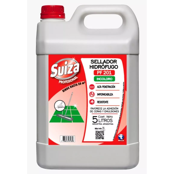 SUIZA SELLADOR HIDROFUGO 5L INCOLORO