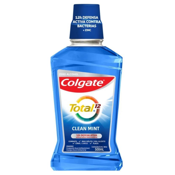 COLGATE ENJUAGUE BUCAL 500ML TOTAL 12 CLEAN MINT