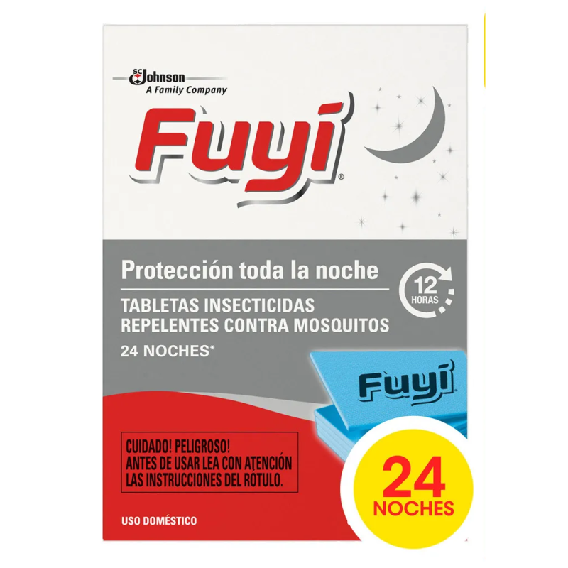 FUYI TABLETAS MOSQUITOS 24U