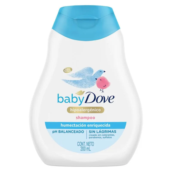 DOVE BABY SHAMPOO 200ML HUMECTACION