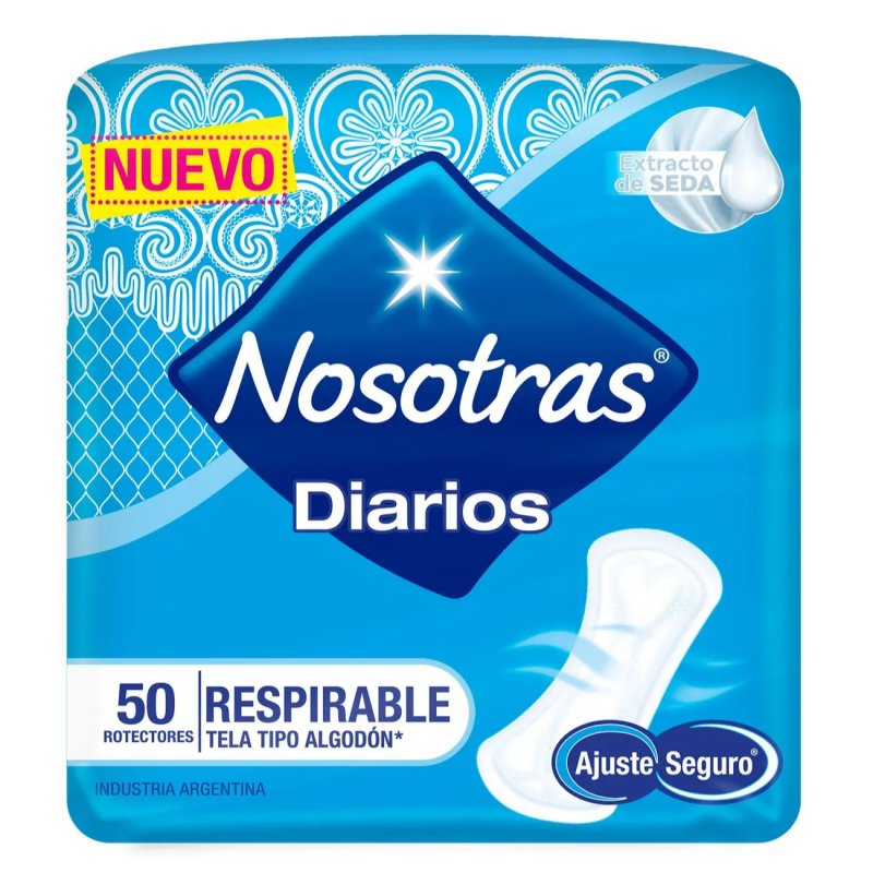 NOSOTRAS PROTECTORES 50U RESPIRABLES