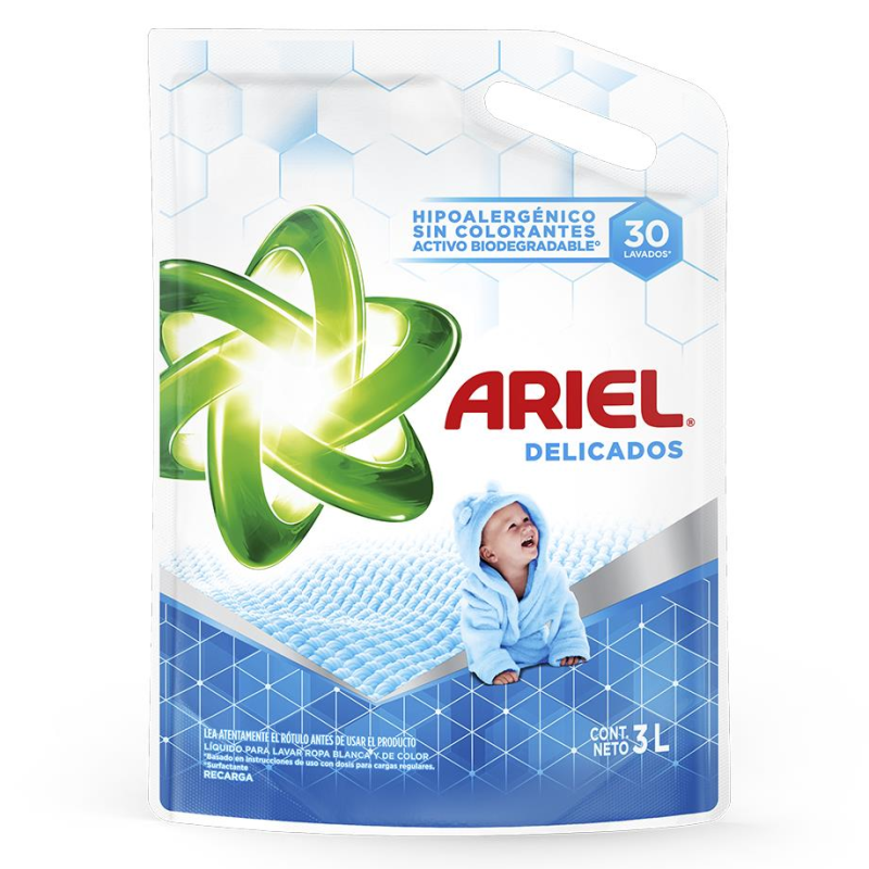 ARIEL JABON LIQUIDO 3L DELICADOS