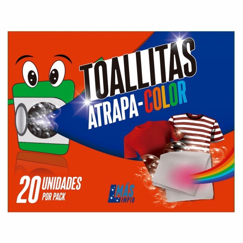 TOALLITAS ATRAPA COLOR 20U