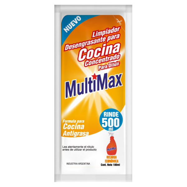 MULTIMAX COCINA 100ML (RINDE 500ML)