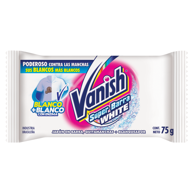 VANISH QUITA MANCHAS BARRA 75G WHITE