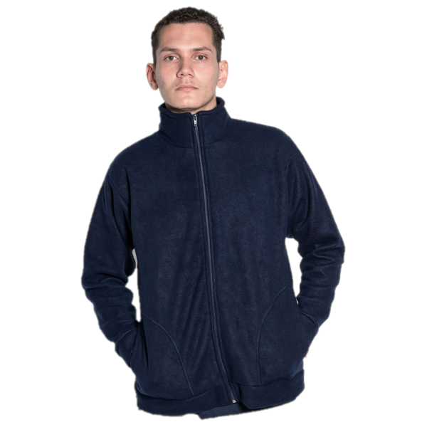 AIRE LIBRE CARDIGAN POLAR AZUL MASCULINO